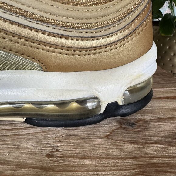 Nike Air Max 97 OG QS Metallic Gold (2017) 884421-700 Size 8.5 - Picture 6 of 17